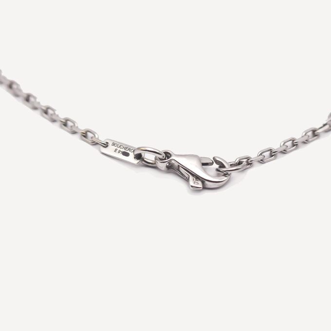 Tentation Boucheron white gold necklace