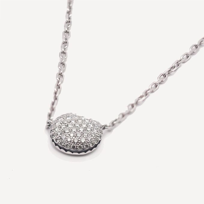 Tentation Boucheron white gold necklace