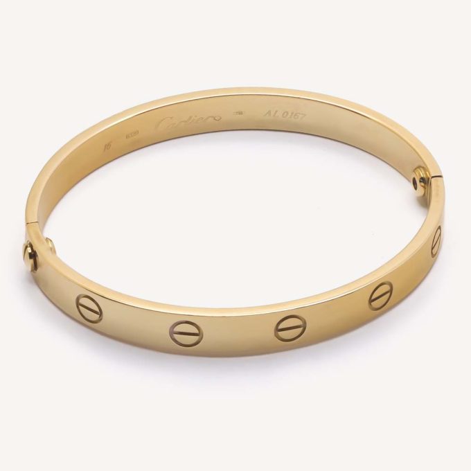 Used Love Cartier bracelet authenticated