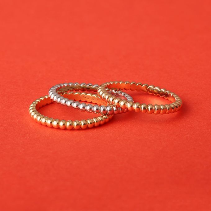 3 Second Hand Van Cleef & Arpels Pearls Rings : Authenticated jewel - Van cleef & arpels pearls collection history