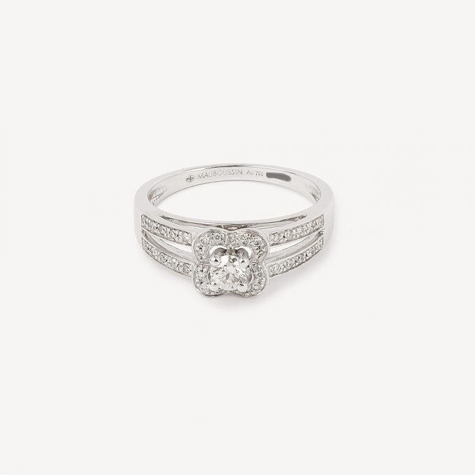 Second hand Chance of Love Numero 2 Mauboussin ring : Authenticated jewel - Engagement rings trends in 2025