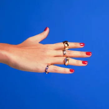 second-hand Louis Vuitton and Cartier yellow gold rings