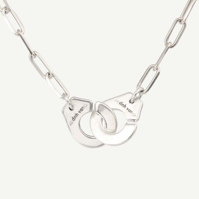 Authentic second-hand Dinh Van handcuffs necklace