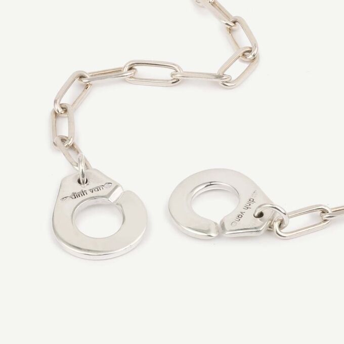 Authentic second-hand Dinh Van handcuffs necklace