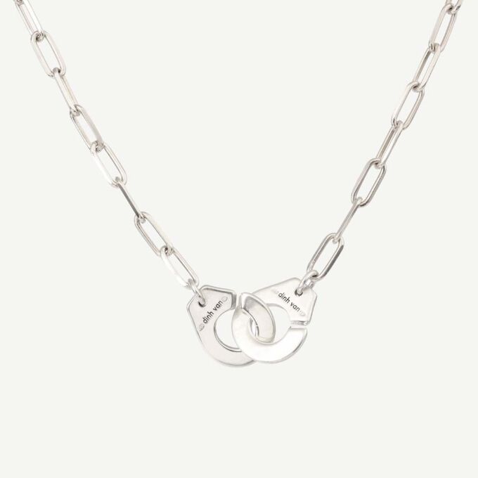 Authentic second-hand Dinh Van handcuffs necklace