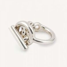 Authentic second hand Croisette Hermès ring - authentic Hermès jewellery