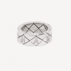 Second Hand Chanel Matelassée Ring : Authenticated Jewel