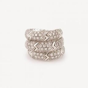 Pre-owned Spiga Bulgari ring : Authenticated jewel