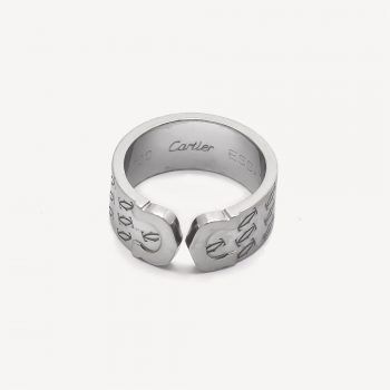 Second hand Double C Cartier ring : Authenticated Jewel