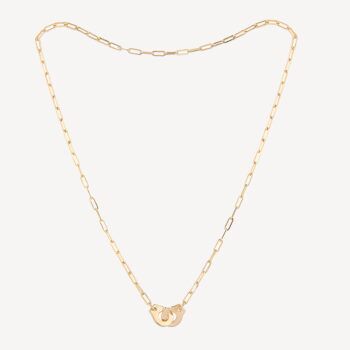 Necklace Handcuffs Dinh Van : Authenticated jewel