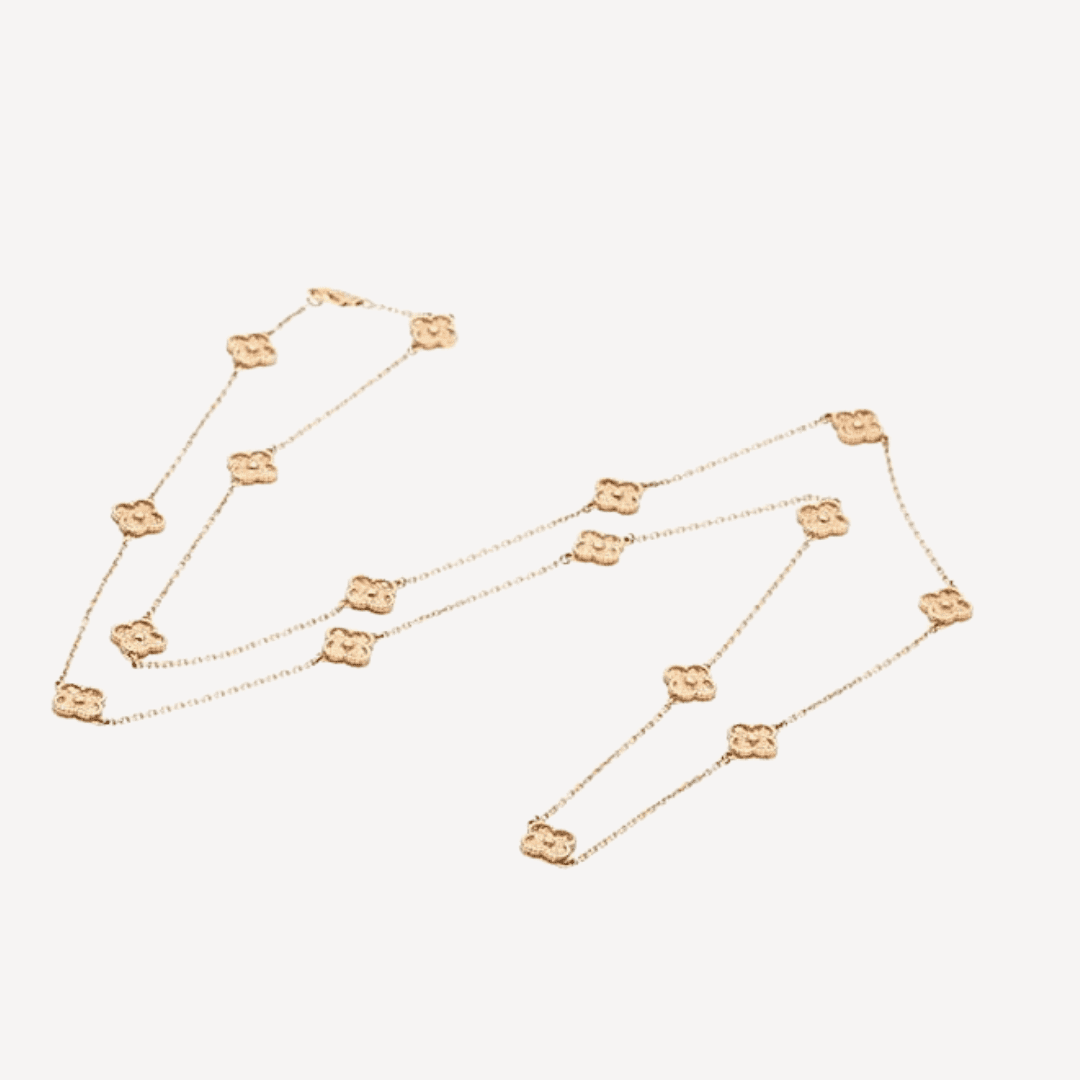 Sautoir Sweet Alhambra 16 Motifs Van Cleef & Arpels d'occasion : Bijou authentifié