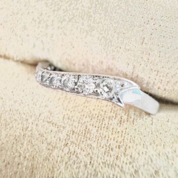 Second hand Dior Petit Tralala semi-paved Couture wedding ring : Authenticated jewel