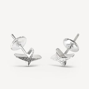 Puces d'Oreilles French Valentine Mauboussin d'occasion : Bijou authentifié