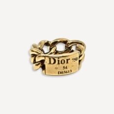 Bague Couture Gourmette MM Dior d'occasion : Bijou authentifié