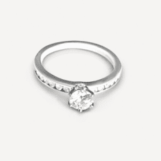 Solitaire Channel Setting Tiffany & Co d'occasion : Bijou authentifié
