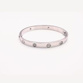 Bracelet Love 4 diamants Cartier d'occasion : Bijou authentifié