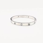 Bracelet Love 4 diamants Cartier d'occasion : Bijou authentifié