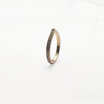 Bague Antifer 1 rangée et diamants Repossi d'occasion : Bijou authentifié