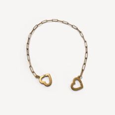 Bracelet Double coeur Dinh Van d'occasion : Bijou authentifié