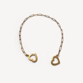 Bracelet Double coeur Dinh Van d'occasion : Bijou authentifié