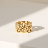 Bague LV Volt Mesh Louis Vuitton d'occasion : Bijou authentifié