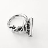 Bague Croisette GM Hermes d'occasion : Bijou authentifié