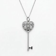 Pendentif Clé Cœur Enchanté Tiffany & Co d'occasion : Bijou authentifié