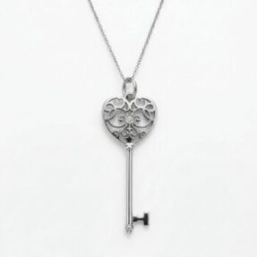 Pendentif Clé Cœur Enchanté Tiffany & Co d'occasion : Bijou authentifié