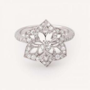 Bague Pensées de diamants Boucheron d'occasion authentifié