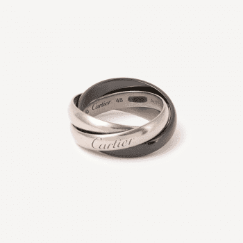 Second hand Trinity Céramique Classique Cartier ring : Authenticated jewel