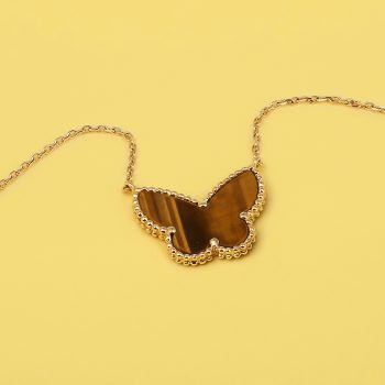 Used Lucky Alhambra Papillon Van Cleef & Arpels necklace: Authentic jewel