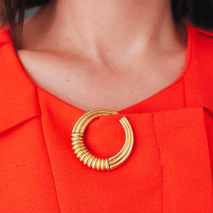 Broche Clip Cercle Van Cleef & Arpels - Image 4