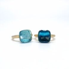Bague Nudo Maxi Topaze Bleu Ciel Pomellato d'occasion : Bijou authentifié