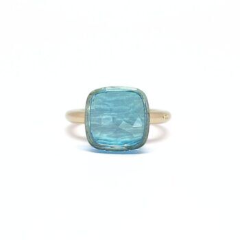 Bague Nudo Maxi Topaze Bleu Ciel Pomellato d'occasion : Bijou authentifié
