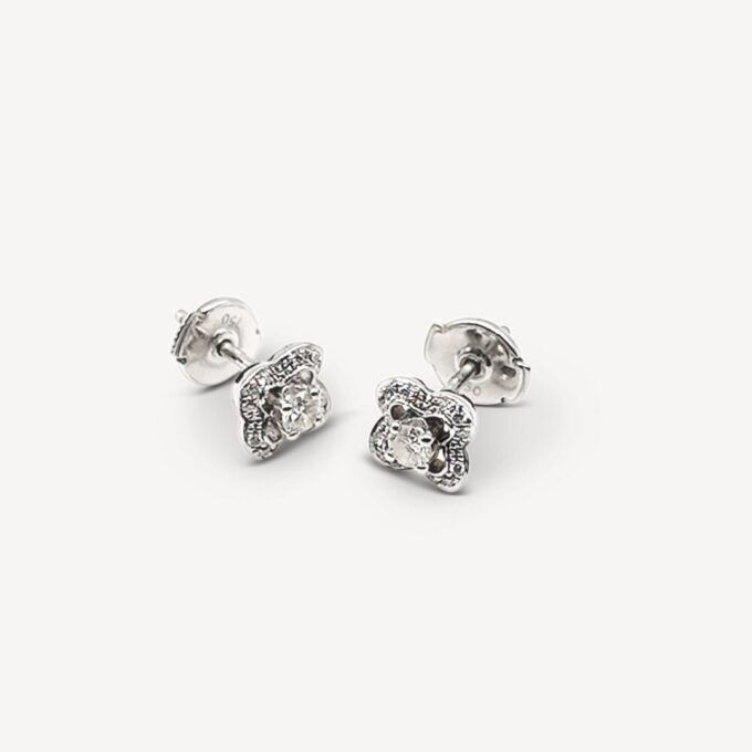 Puces d'oreilles Chance of Love Mauboussin d'occasion : Bijou authentifié