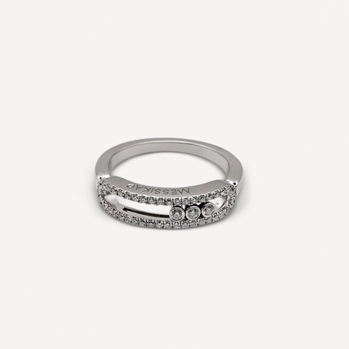 Bague Baby Move Pavée Messika d'occasion : Bijou authentifié