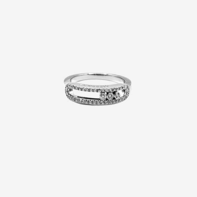 Bague Baby Move Pavée Messika d'occasion : Bijou authentifié