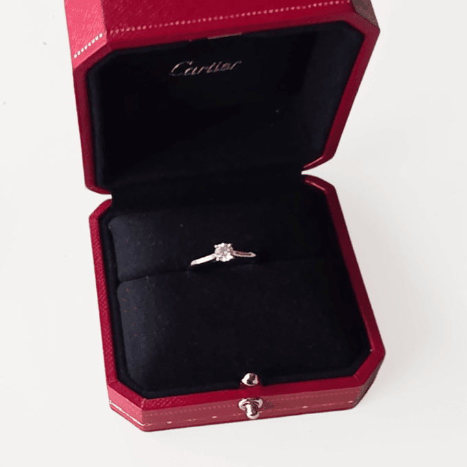 Solitaire 1895 Diamant Cartier, T53