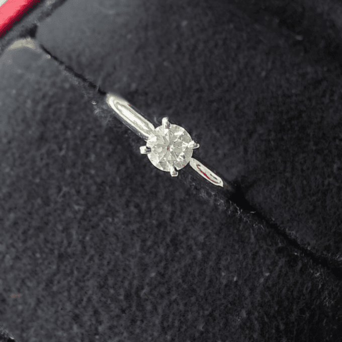 Solitaire 1895 Diamant Cartier, T53 – Image 2