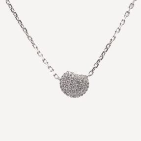Collier Tentation Boucheron or blanc