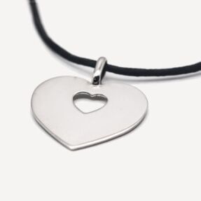 Authentic second hand Poiray Secret Heart pendant