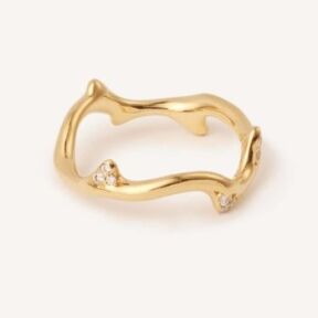 Used Dior Rosewood ring authenticated