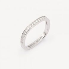 Alliance Carrée Diamants Dinh Van d'occasion - alliance d'occasion en diamant