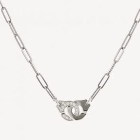 Collier Menottes R10 semi pavé Dinh Van