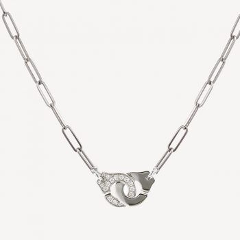 Collier Menottes R10 semi pavé Dinh Van