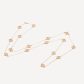 Sautoir Sweet Alhambra 16 Motifs Van Cleef & Arpels d'occasion : Bijou authentifié