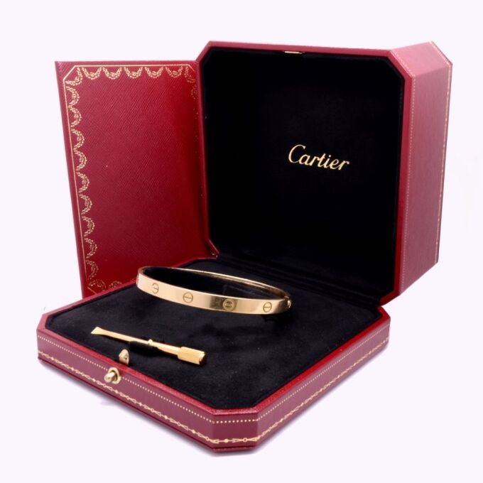 Second hand Love Cartier bracelet : Authenticated Jewel