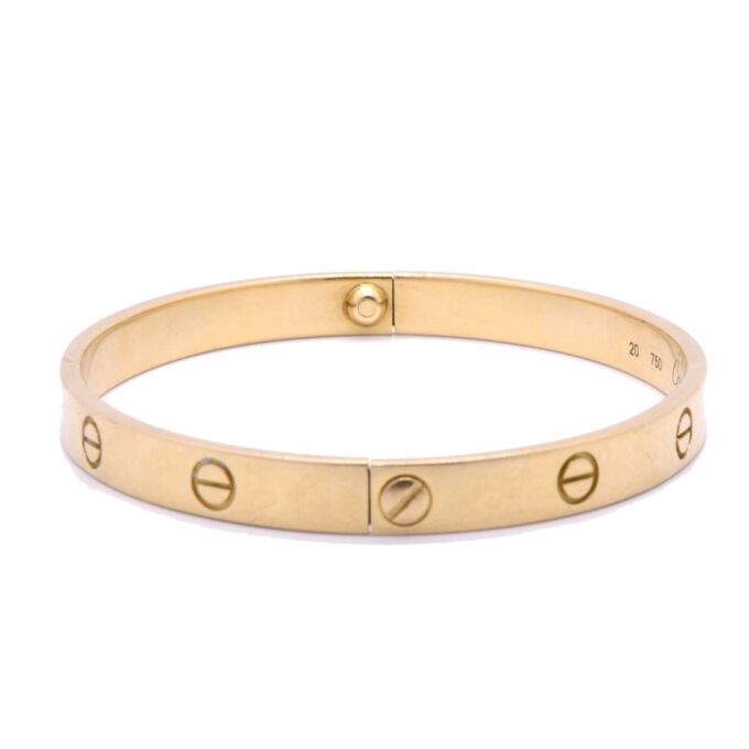 Second hand Love Cartier bracelet : Authenticated Jewel