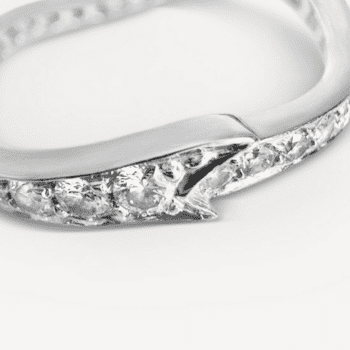 Second hand Dior Petit Tralala paved Couture wedding ring : Genuine jewel