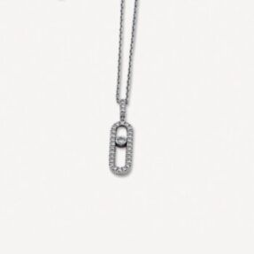Pendentif Move Uno GM Pavé Messika d'occasion : Bijou authentifié